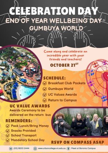 Gumbuya World Theme Park- Whole School Excursion