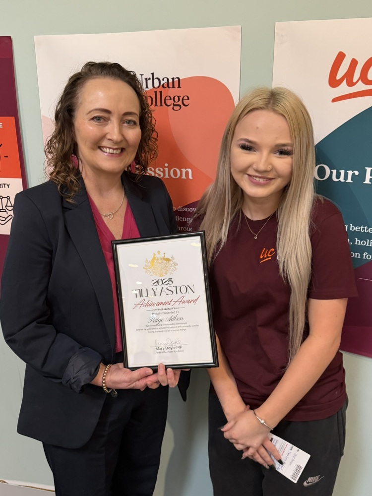 Award 2 people 1 student