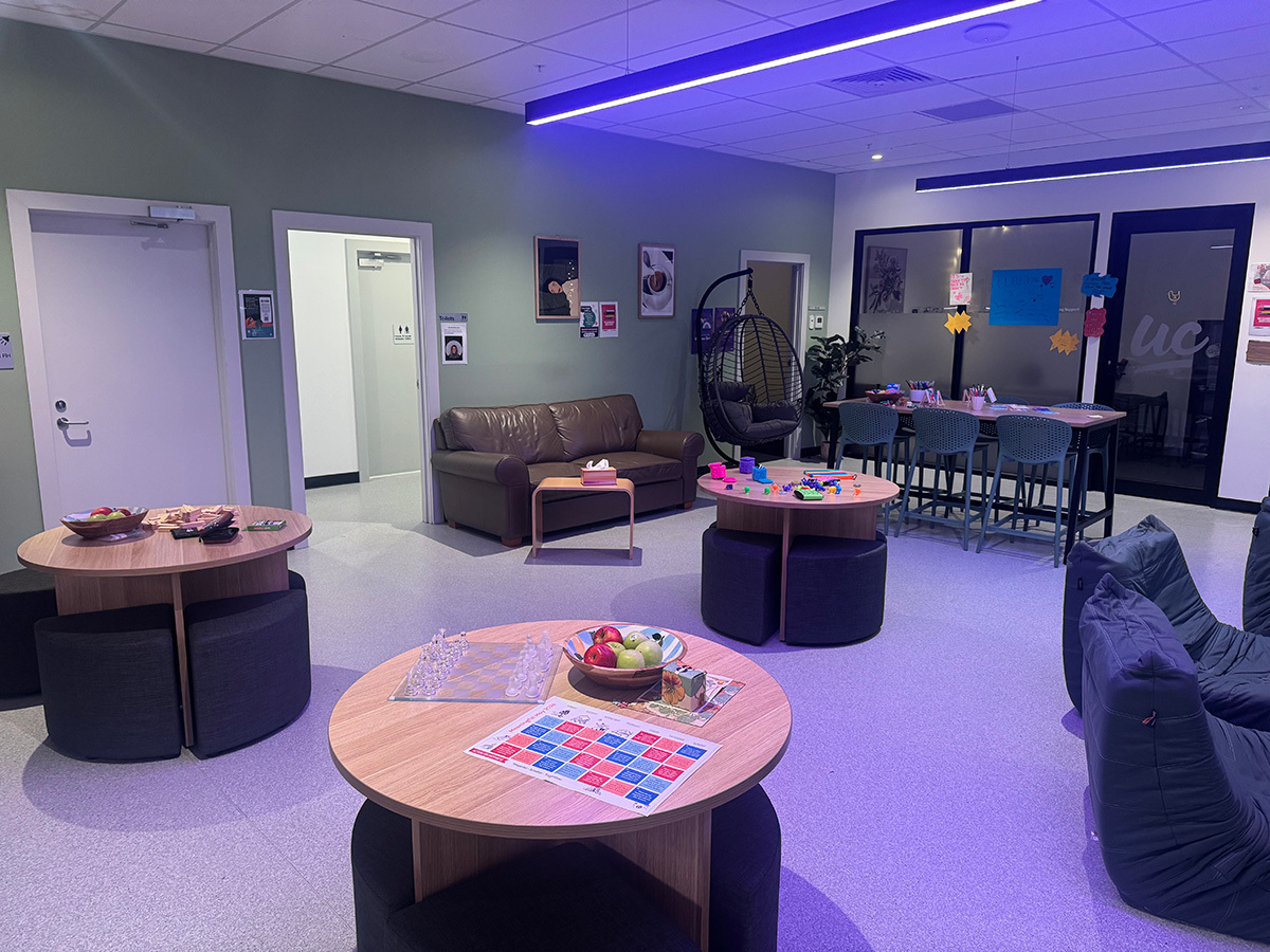 Urban College Campus Breakout Room