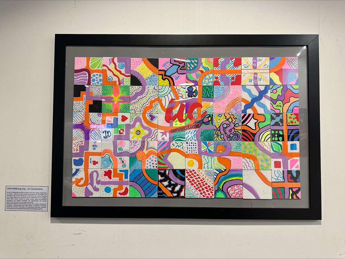 Urban College Wellbeing Day Student Artwork