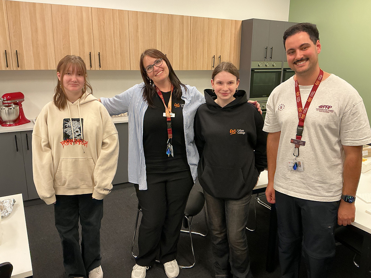 Students and teachers volunteering their time